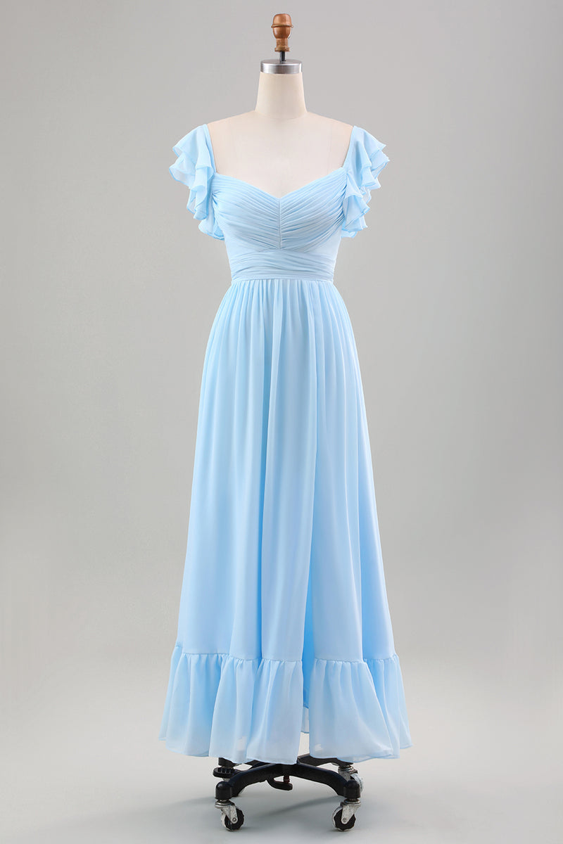 sachin and babi light blue dress Adelphia Navy Blue Chiffon Maxi Dress
