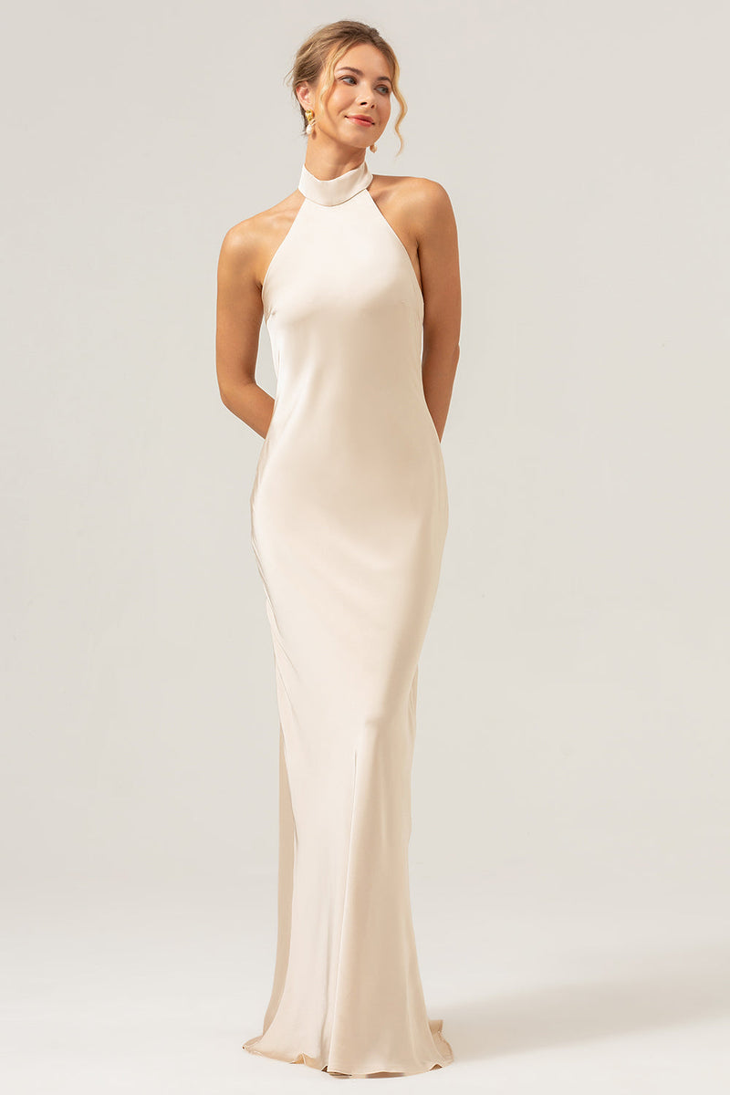 Langes Enges Kleid Mit Schlitz