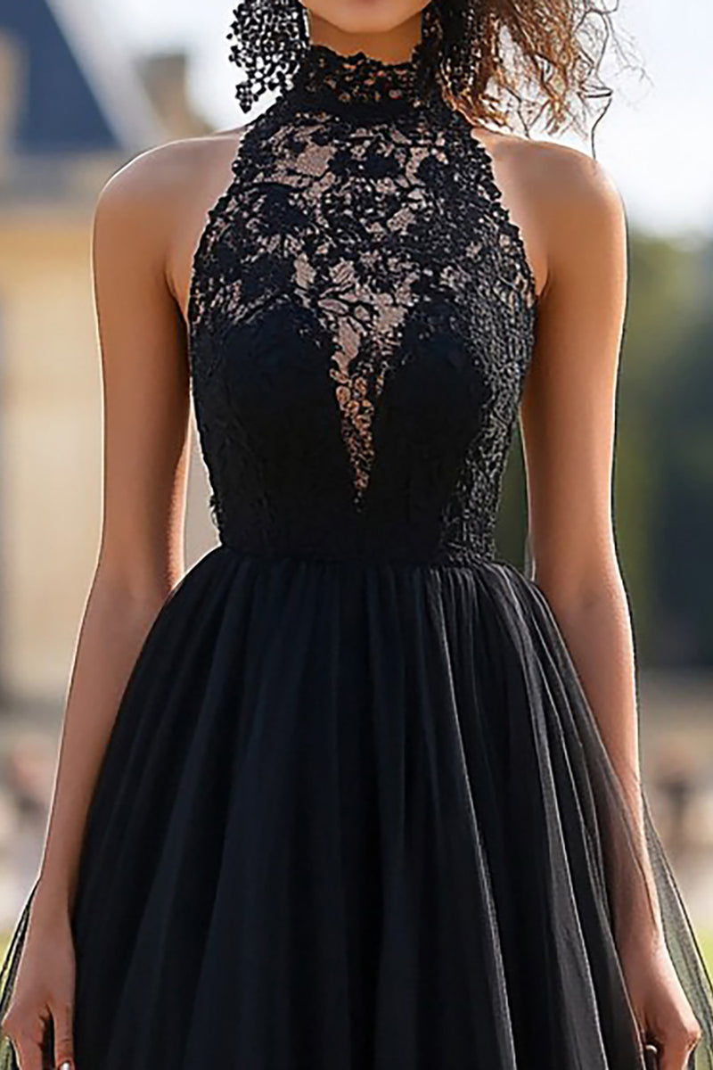 Kleid Schwarz Mit Spitze