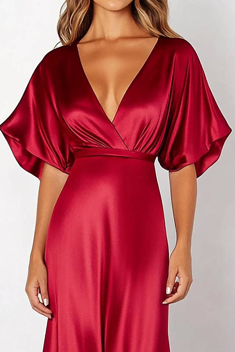 Luxus Kleid Mit Tiefen Ausschnitt Ebenbild