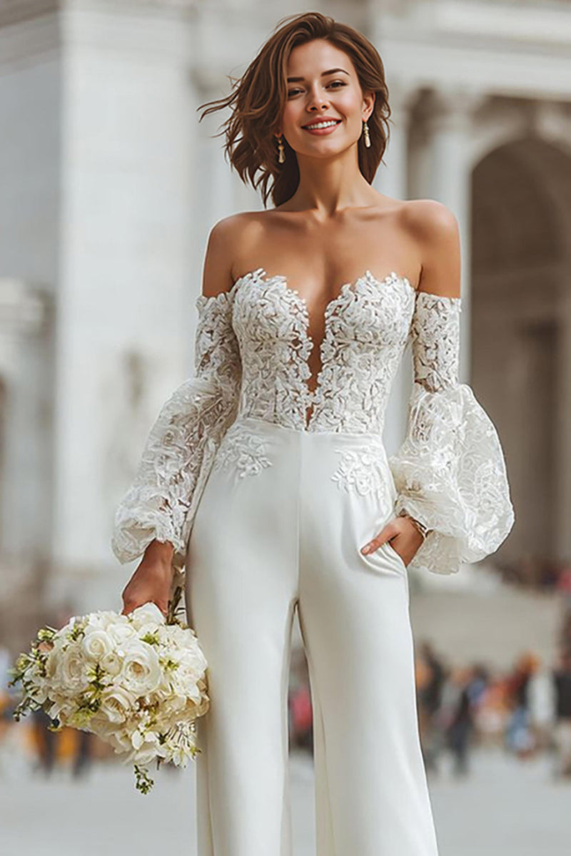 Jumpsuit Hochzeit Langarm