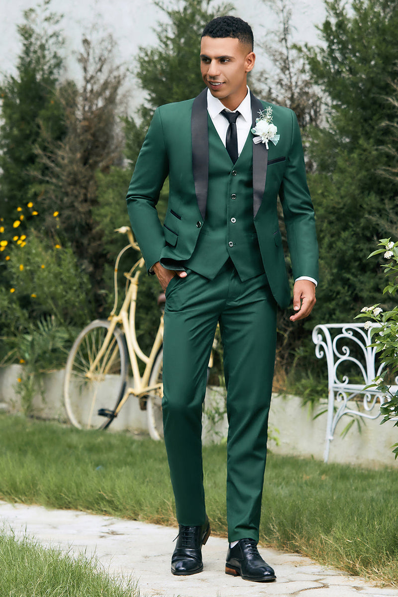 Produktbild von YOUTHUP Herren 2 Teilig Anzug Modern Slim Fit Anzüge Einreiher