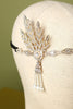 Laden Sie das Bild in den Galerie-Viewer, Weiß Strass 1920er Flapper Stirnband