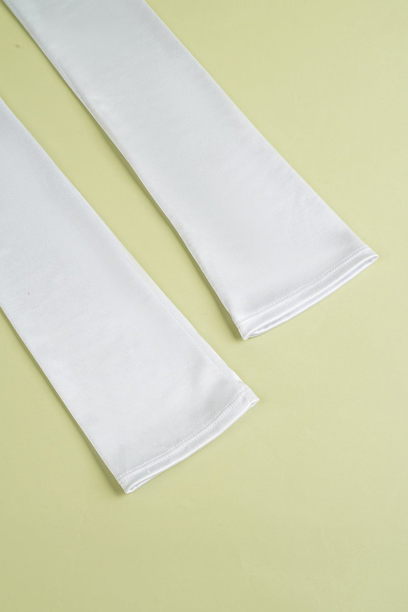 IheDovb 1 Paar Satin Lange Handschuhe Damen 1920er Produktbild-Vorschau 8