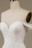 Laden Sie das Bild in den Galerie-Viewer, Elfenbein Boho Chiffon Brautkleid mit Spitze