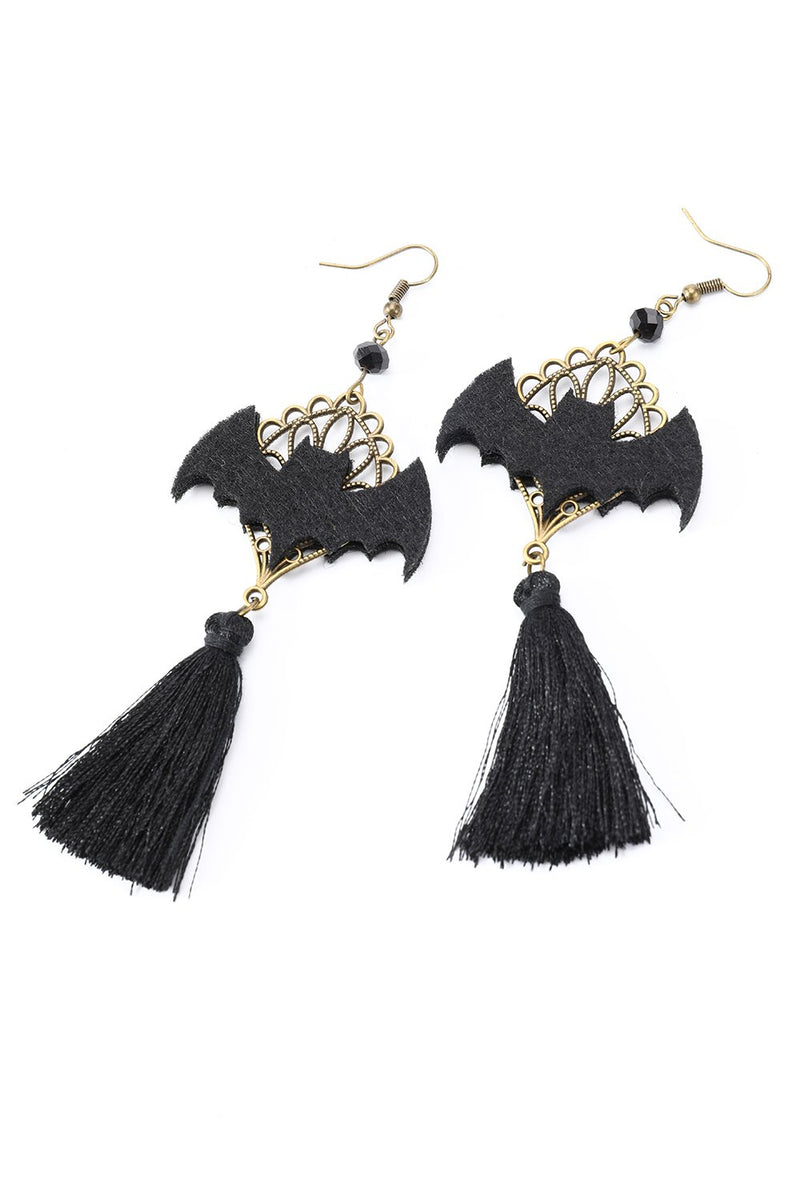 Fledermaus Ohrstecker In Schwarz Acryl Auf Chirurgenstahl 316L Geschenk - Österreich