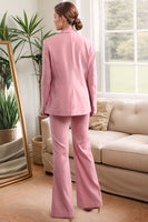 Laden Sie das Bild in den Galerie-Viewer, Blush Zweireihiger 2-teiliger Damen Ballanzug