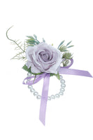 Laden Sie das Bild in den Galerie-Viewer, Zarte rosa Perle Ballball Corsage für Hochzeitsfeier