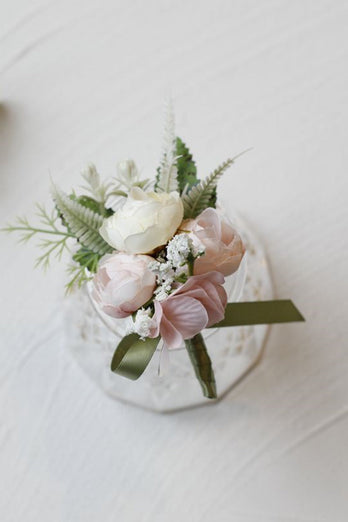 Romantische blaue Ball Handgelenk Corsage für Hochzeitsfeier