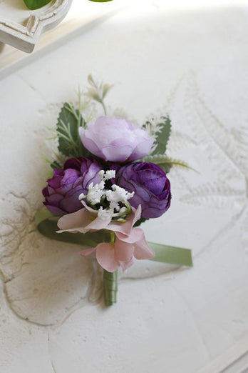 Romantische blaue Ball Handgelenk Corsage für Hochzeitsfeier