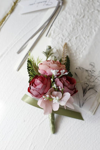 Romantische blaue Ball Handgelenk Corsage für Hochzeitsfeier