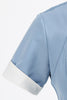 Laden Sie das Bild in den Galerie-Viewer, Blaues A-Linie Vintage Kleid aus den 1950er Jahren mit Gürtel