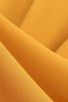 Laden Sie das Bild in den Galerie-Viewer, Neckholder Gelbes A-Linie Kleid mit Falten im Vintage Stil