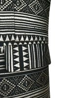 Laden Sie das Bild in den Galerie-Viewer, Schwarz Weiß Herrenblazer mit gekerbtem Revers