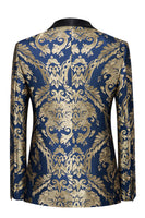 Laden Sie das Bild in den Galerie-Viewer, Dunkelgrüner Herren Ballblazer mit Stickerei