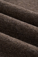 Laden Sie das Bild in den Galerie-Viewer, Braun 3-teiliger Herrenanzug Slim Fit Trauzeugenanzug