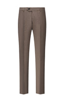 Laden Sie das Bild in den Galerie-Viewer, Braun 3-teiliger Herrenanzug Slim Fit Trauzeugenanzug