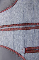 Laden Sie das Bild in den Galerie-Viewer, Graue 3-teilige Herrenanzüge mit Peak Revers