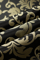 Laden Sie das Bild in den Galerie-Viewer, Goldener Jacquard Schal Revers Herren Blazer