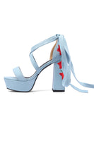 Laden Sie das Bild in den Galerie-Viewer, Damen Schwarze Stickerei Riemchen Klobiger Absatz Offene Zehe Sandalen Schuhe