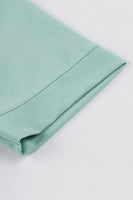 Laden Sie das Bild in den Galerie-Viewer, Grüne Rüschen Kurzärmeliges Retro Kleid aus den 1950er Jahren