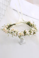 Laden Sie das Bild in den Galerie-Viewer, Blush Kamelie Blumenkrone Braut Hochzeit Stirnband