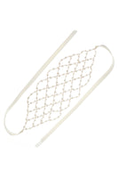 Laden Sie das Bild in den Galerie-Viewer, Weiße Brautperlen Stirnbänder Kopfschmuck