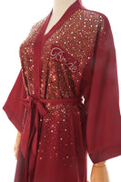 Laden Sie das Bild in den Galerie-Viewer, Schwarzes funkelndes Brautgewand mit Strasssteinen