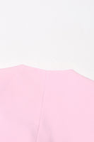 Laden Sie das Bild in den Galerie-Viewer, Eleganter rosa 3D-Blumenblazer für Damen