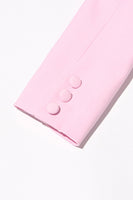 Laden Sie das Bild in den Galerie-Viewer, Eleganter rosa 3D-Blumenblazer für Damen