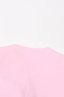 Laden Sie das Bild in den Galerie-Viewer, Eleganter rosa 3D-Blumenblazer für Damen