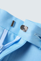 Laden Sie das Bild in den Galerie-Viewer, Blue Peak Revers 2-teilige Damenanzüge mit Gürtel