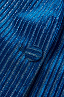 Laden Sie das Bild in den Galerie-Viewer, Tintenblau Kerbrevers Streifen Damen Partyanzüge