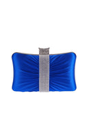 Laden Sie das Bild in den Galerie-Viewer, Tragbare schwarze Strass Clutch Tasche