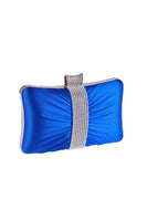 Laden Sie das Bild in den Galerie-Viewer, Tragbare schwarze Strass Clutch Tasche