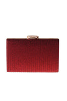 Laden Sie das Bild in den Galerie-Viewer, Einfache rote quadratische Clutch