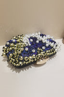 Laden Sie das Bild in den Galerie-Viewer, Luxus schwarze perlenbesetzte Handtasche