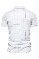 Laden Sie das Bild in den Galerie-Viewer, Weißes Herren Poloshirt aus Baumwolle mit regulärer Passform