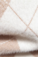 Laden Sie das Bild in den Galerie-Viewer, Leichter khaki Herrenpullover mit Rundhalsausschnitt und Strickdruck