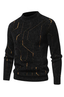 Laden Sie das Bild in den Galerie-Viewer, Khaki Herren Slim Fit Pullover Strickpullover