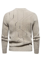 Laden Sie das Bild in den Galerie-Viewer, Khaki Herren Slim Fit Pullover Strickpullover