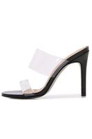 Laden Sie das Bild in den Galerie-Viewer, Aprikose Slip On Stilettoabsatz Peep Toe Klare Sandalen Hausschuhe Mode Schuhe