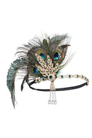 Laden Sie das Bild in den Galerie-Viewer, 1920er Jahre Flapper Grün Fünfteiliges Zubehörset