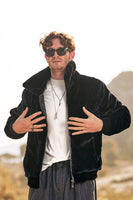 Laden Sie das Bild in den Galerie-Viewer, Luxus Kunstpelz Winter verdickter Herrenmantel mit Kapuze