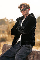 Laden Sie das Bild in den Galerie-Viewer, Luxus Kunstpelz Winter verdickter Herrenmantel mit Kapuze