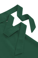 Laden Sie das Bild in den Galerie-Viewer, Aprikose A-Linie V-Ausschnitt halben Ärmeln Midikleid aus den 1950er Jahren