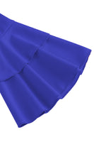 Laden Sie das Bild in den Galerie-Viewer, Aprikose A-Linie V-Ausschnitt halben Ärmeln Midikleid aus den 1950er Jahren