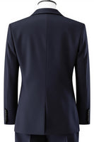 Laden Sie das Bild in den Galerie-Viewer, Dunkelviolettes Gekerbtes Revers 3 Stück Slim Fit Trauzeugen Anzüge