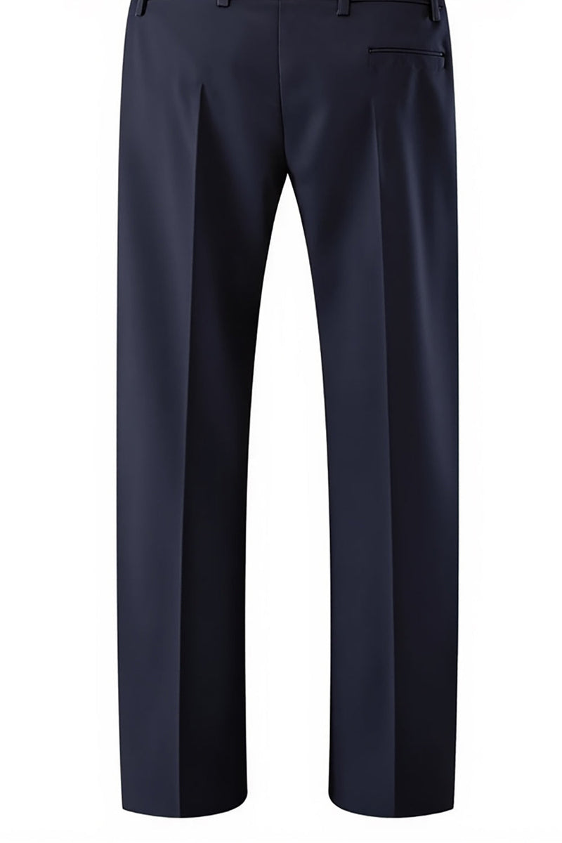 Laden Sie das Bild in den Galerie-Viewer, Dunkelviolettes Gekerbtes Revers 3 Stück Slim Fit Trauzeugen Anzüge