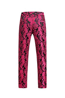 Laden Sie das Bild in den Galerie-Viewer, Jacquard Schwarz 3 Stück Schal Revers Herrenanzüge